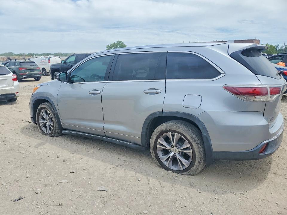 2014 Toyota Highlander VIN 5TDKKRFH2ES025040 COPART salvage auction — ALL OVER, Ks - Cert Of Title-Salvage, sold $150 on 2026-07-21 (photo 2)