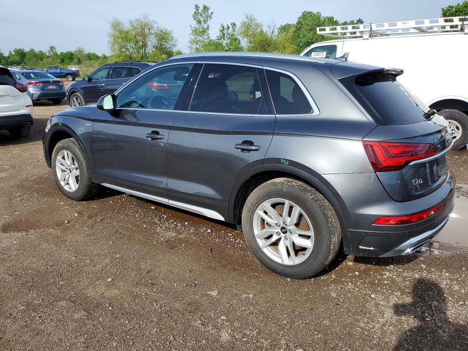 2022 Audi Q5 VIN WA1GAAFY1N2068912 COPART salvage auction — HAIL, Oh - Cert Of Title-Salvage, sold $14,600 on 2026-07-20 (photo 2)