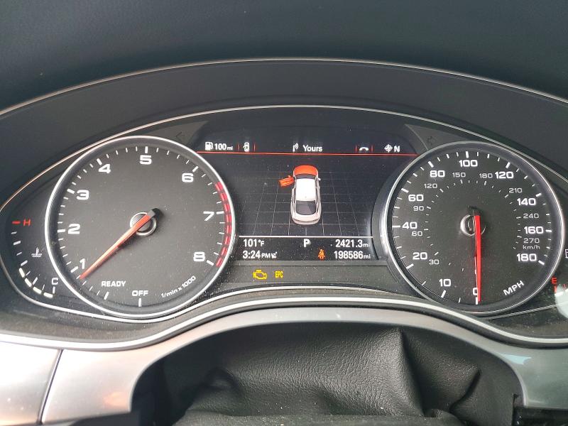 2017 Audi A7 VIN WAUW2AFC9HN078526 COPART salvage auction — MINOR DENT/SCRATCHES, FL - CERTIFICATE OF TITLE, sold $4,250 on 2026-07-28 (photo 9)
