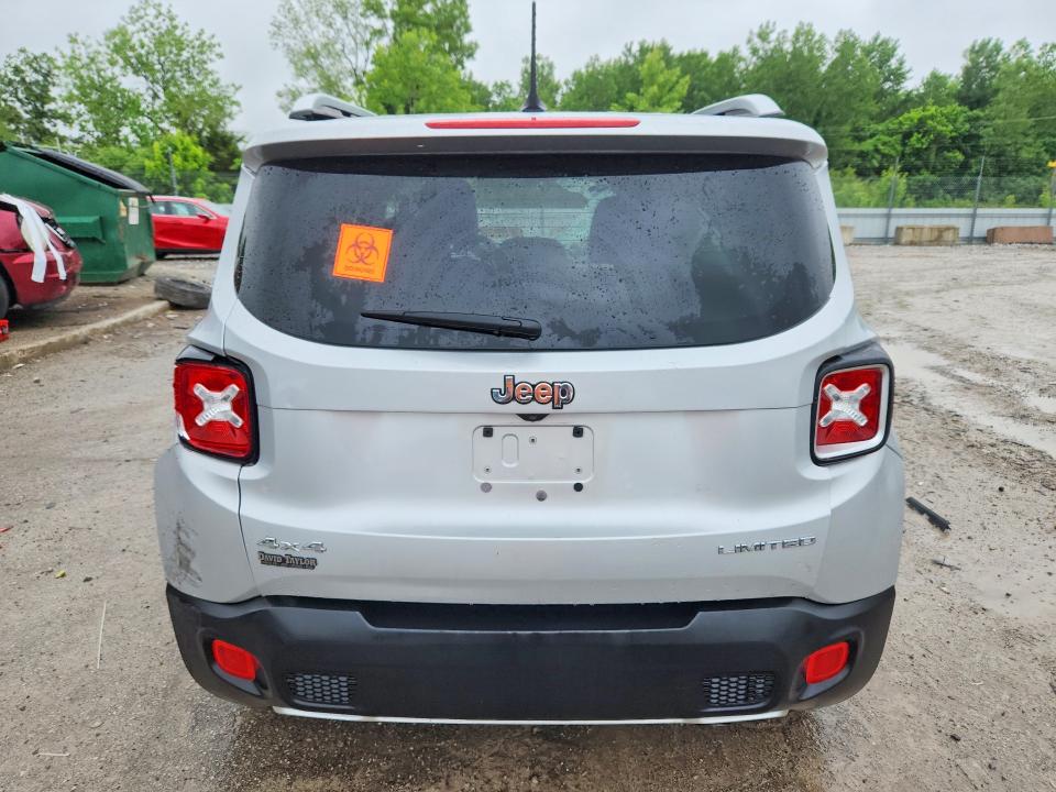 2016 Jeep VIN ZACCJBDT9GPC86865 COPART salvage auction — ROLLOVER, Ky - Bill Of Sale/Part Only/No Titl, sold $300 on 2026-07-16 (photo 6)