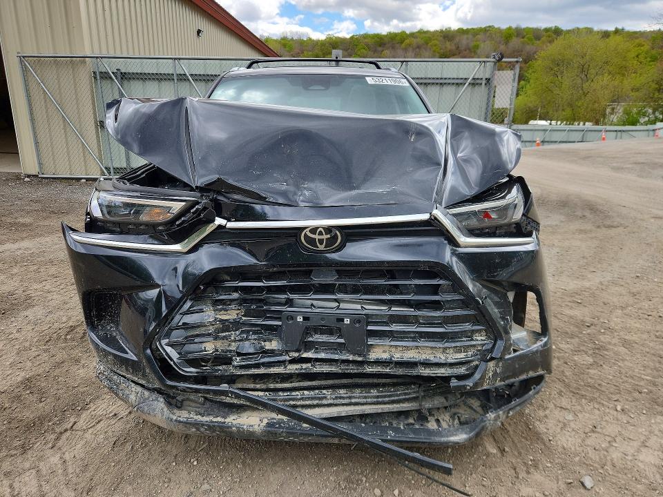 2025 Toyota Highlander VIN 5TDACAB56SS044188 COPART salvage auction — FRONT END, Vt - Cert Of Title-Salvage Vehicle, sold $19,100 on 2026-07-06 (photo 5)