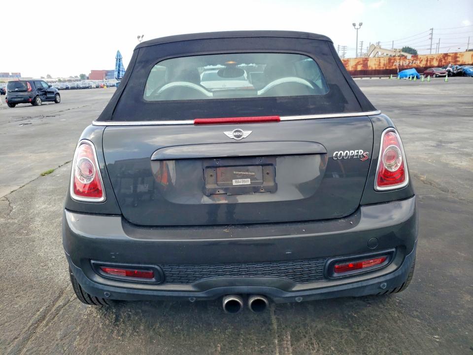 2012 Mini Cooper VIN WMWZP3C56CT296668 COPART salvage auction — FRONT END, CA - SALVAGE CERTIFICATE, sold $1,500 on 2026-07-02 (photo 6)