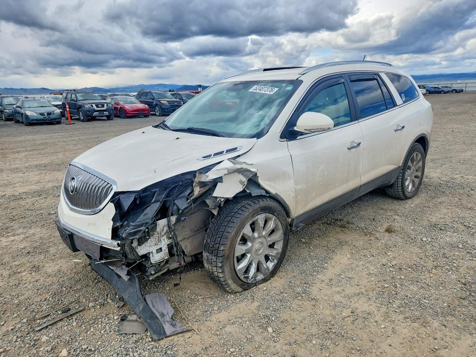 2012 Buick Enclave VIN 5GAKVDEDXCJ358381 COPART salvage auction — FRONT END, Mt - Salvage Certificate Of A Vehic, sold $250 on 2026-07-28 (photo 1)