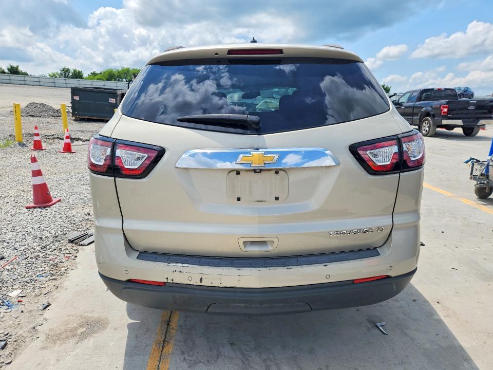 2013 Chevrolet Traverse VIN 1GNKRGKD1DJ265752 COPART salvage auction — FRONT END, Ky - Hail Salvage Brand, sold $350 on 2026-07-02 (photo 6)