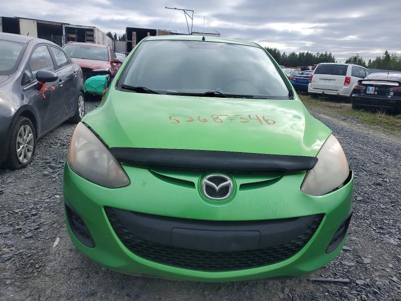 2011 Mazda 2 VIN JM1DE1HY9B0119994 COPART salvage auction — FRONT END, Qc - Gravement Accidente, sold $225 on 2026-07-07 (photo 5)