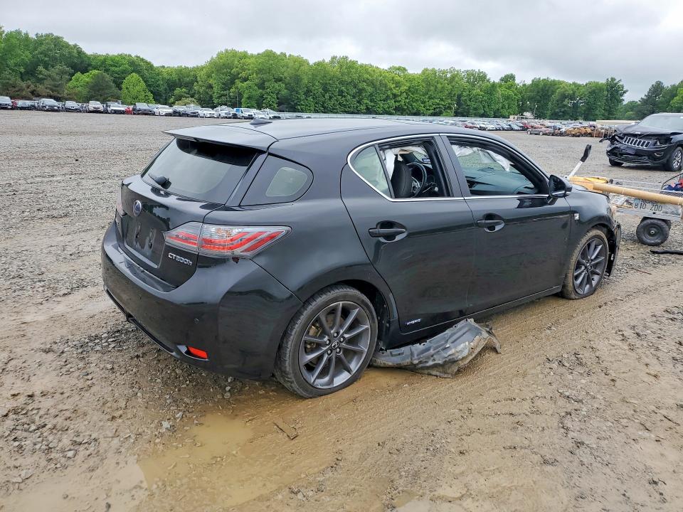 2013 Lexus Ct VIN JTHKD5BH4D2157570 COPART salvage auction — FRONT END, Ar - Cert Of Title-Parts Only, sold $2,800 on 2026-07-13 (photo 3)