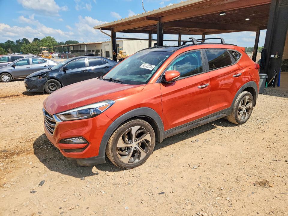 2016 Hyundai VIN KM8J33A2XGU144926 COPART salvage auction — ROLLOVER, Al - Cert Of Title-Salvage Title, sold $2,800 on 2026-07-08 (photo 1)