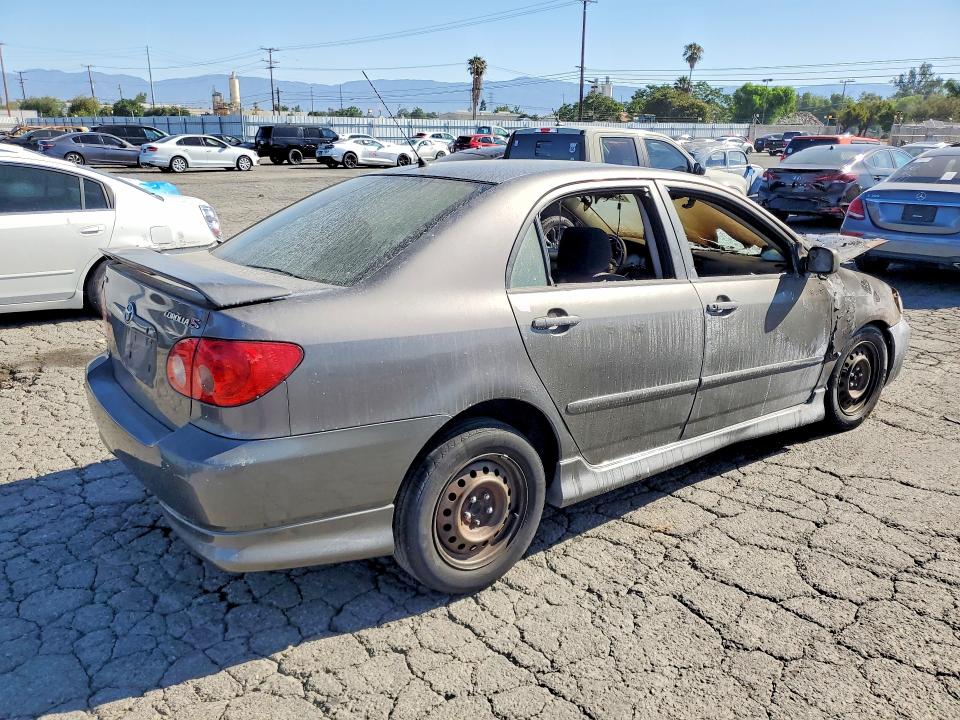 2005 Toyota Corolla VIN 1NXBR32E25Z460507 COPART salvage auction — BURN, Ca - Acq Bos - Post Sale - Salvage, sold $150 on 2026-07-02 (photo 3)