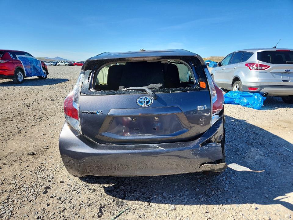 2015 Toyota Prius c VIN JTDKDTB37F1111606 COPART salvage auction — FRONT END, Ut - Salvage Certificate, sold $150 on 2026-07-07 (photo 6)