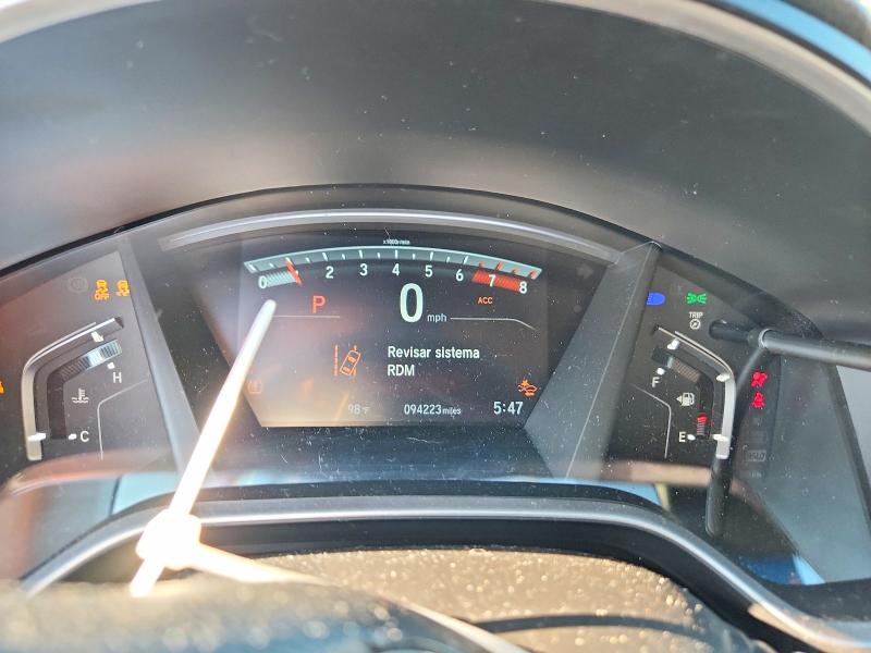 2018 Honda Cr-v VIN 7FARW1H57JE013315 COPART salvage auction — SIDE, Tx - Salvage Vehicle Title, sold $4,600 on 2026-07-20 (photo 9)