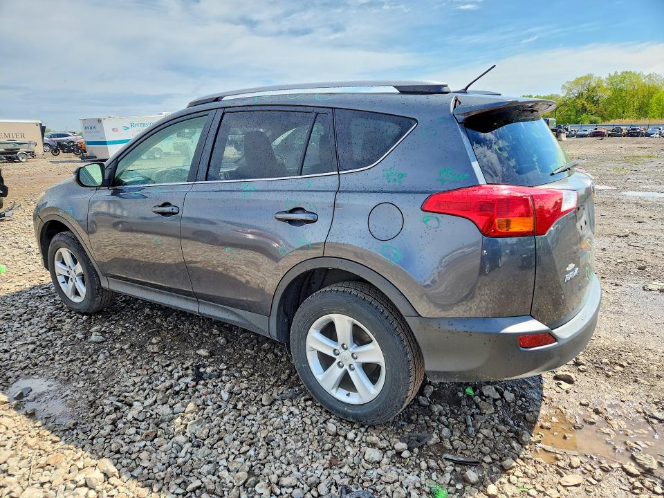 2014 Toyota VIN JTMWFREV7ED041114 COPART salvage auction — HAIL, Il - Salvage Certificate, sold $4,600 on 2026-07-08 (photo 2)