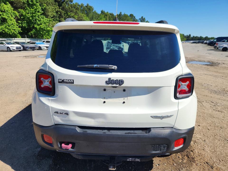 2017 Jeep Renegade VIN ZACCJBCB6HPE76469 COPART salvage auction — FRONT END, La - Cert Of Title-Salvage, sold $925 on 2026-08-13 (photo 6)