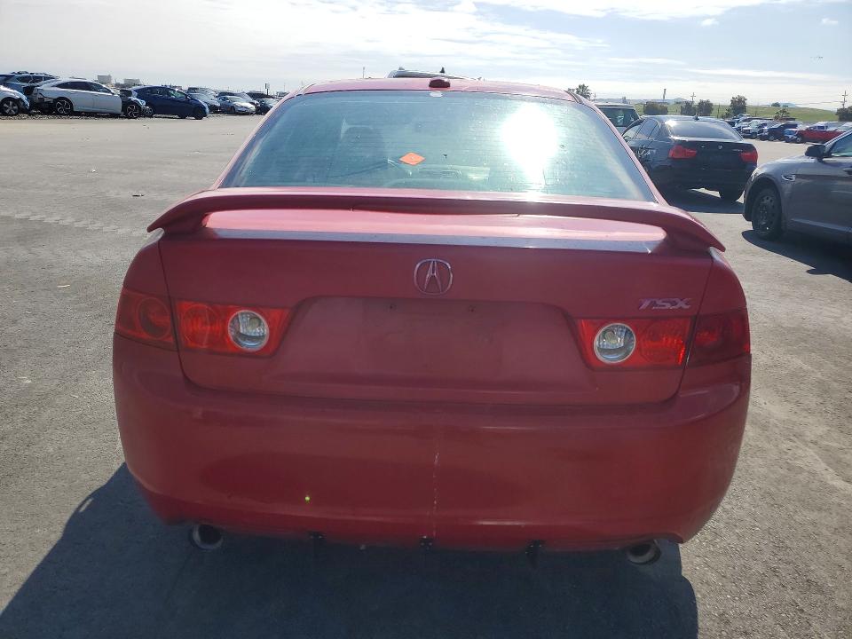 2005 Acura Tsx VIN JH4CL96885C000550 COPART salvage auction — FRONT END, Ca - Non-Repairable Vehicle Cert, sold $200 on 2026-07-08 (photo 6)