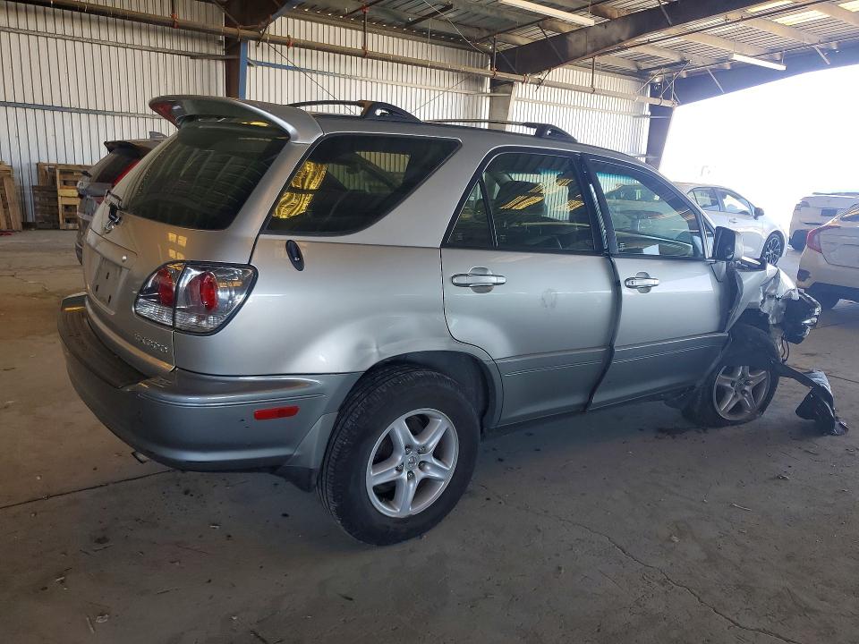 2001 Lexus Rx 300 VIN JTJHF10UX10170827 COPART salvage auction — FRONT END, Ca - Salvage Certificate, sold $750 on 2026-07-02 (photo 3)