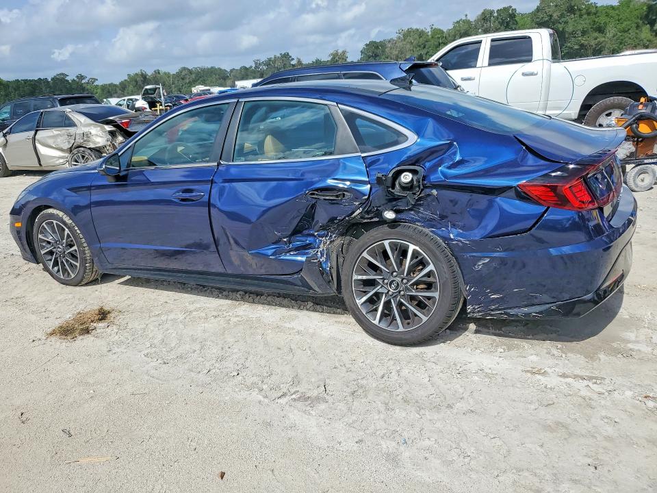 2020 Hyundai Sonata VIN 5NPEH4J21LH006323 COPART salvage auction — SIDE, Fl - Cert Of Title Slvg Rebuildable, sold $3,650 on 2026-07-07 (photo 2)