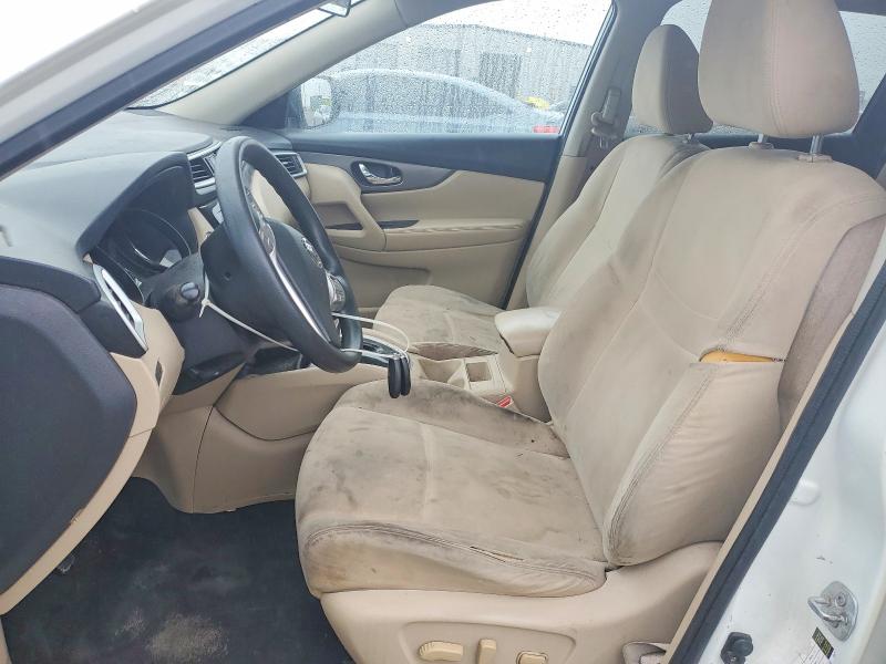 2016 Nissan Rogue VIN KNMAT2MVXGP720792 COPART salvage auction — FRONT END, Ok - Cert Of Title-Salvage, sold $875 on 2026-07-02 (photo 7)