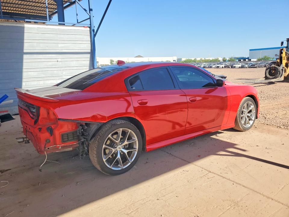 2022 Dodge Charger VIN 2C3CDXHG7NH118758 COPART salvage auction — REAR END, Az - Cert Of Title - Salvage, sold $10,100 on 2026-07-02 (photo 3)