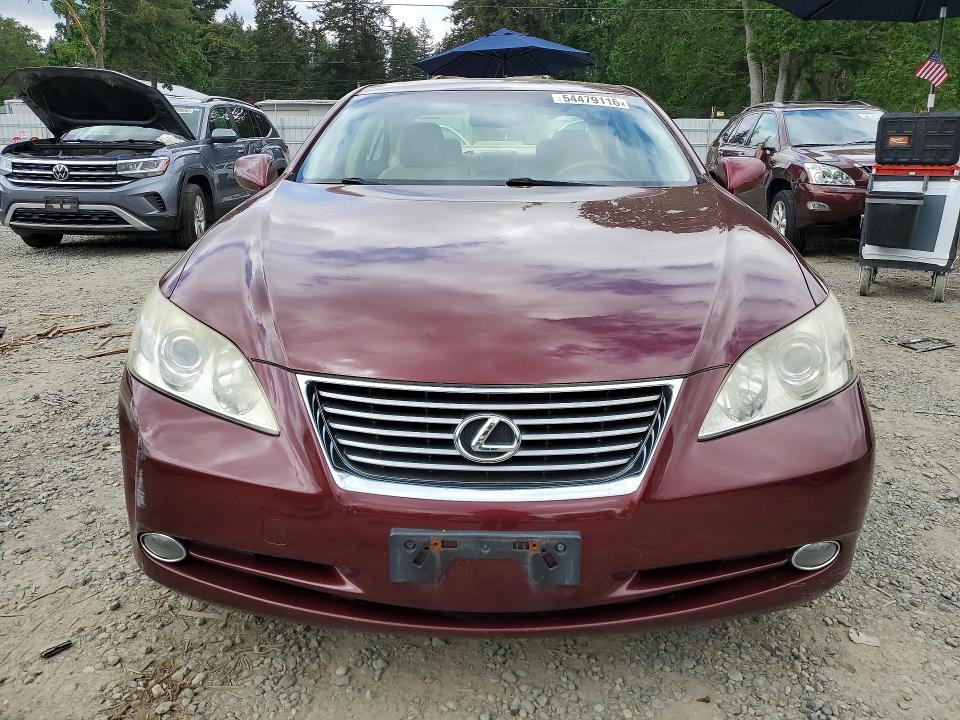2008 Lexus Es 350 VIN JTHBJ46G682156186 COPART salvage auction — SIDE, Wa - Bill Of Sale, sold $1,750 on 2026-07-07 (photo 5)