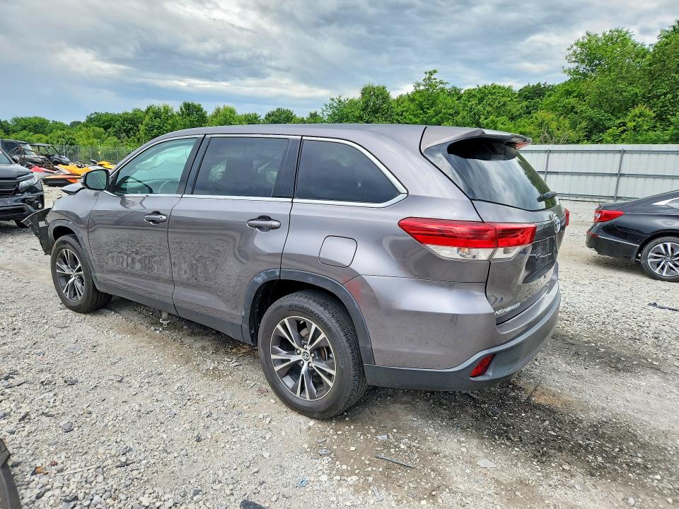 2019 Toyota Highlander VIN 5TDZZRFH9KS339001 COPART salvage auction — FRONT END, Ar - Cert Of Title-Salvage, sold $30 on 2026-07-27 (photo 2)