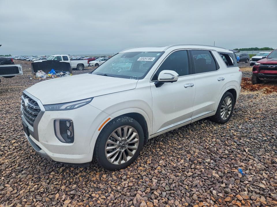 2020 Hyundai Palisade VIN KM8R5DHE7LU155380 COPART salvage auction — HAIL, Mo - Salvage Certificate Of Title, sold $2,800 on 2026-07-03 (photo 1)