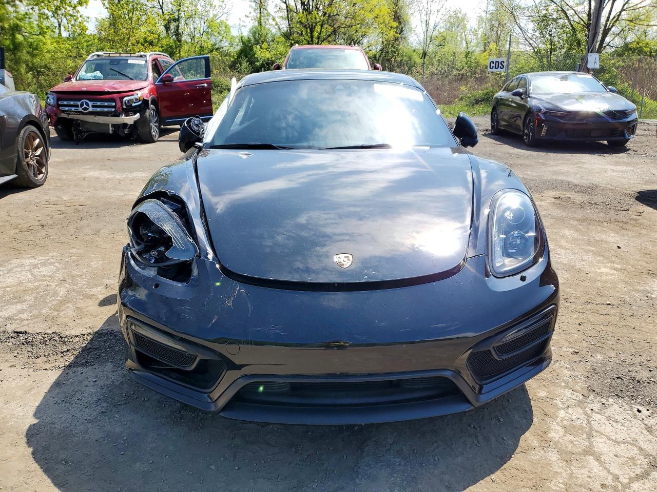 2016 Porsche Cayman VIN WP0AB2A80GK185826 COPART salvage auction — Side, NJ - CERT OF TITLE-SALVAGE, sold $29,000 on 2026-07-02 (photo 5)