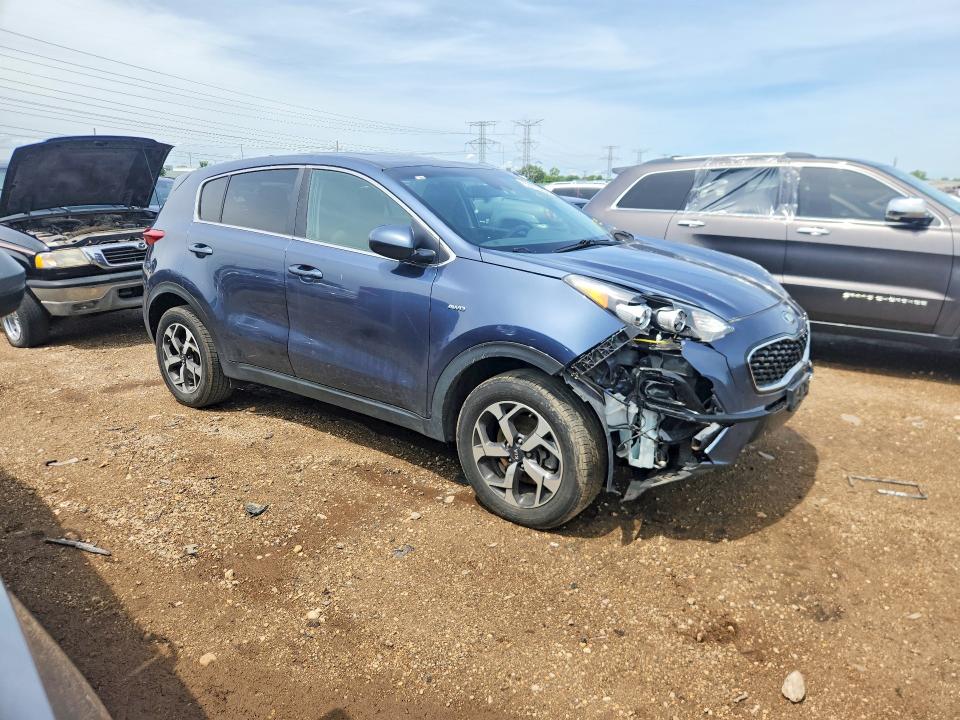 2021 Kia Sportage VIN KNDPMCACXM7862541 COPART salvage auction — VANDALISM, Il - Salvage Certificate, sold $375 on 2026-07-21 (photo 4)
