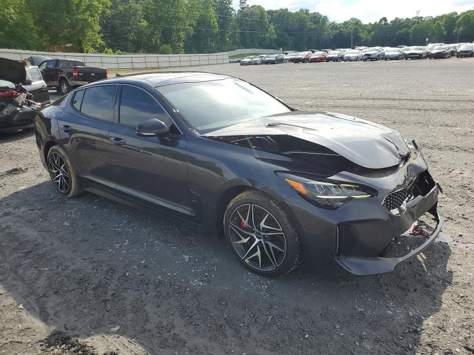 2023 Kia VIN KNAE35LD6P6131267 COPART salvage auction — FRONT END, Nc - Salvage Certificate Of Title, sold $225 on 2026-07-29 (photo 4)