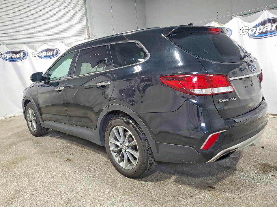 2017 Hyundai Santa fe VIN KM8SNDHFXHU234110 COPART salvage auction — REAR END, Wv - Certificate Of Title, sold $1,250 on 2026-07-14 (photo 2)