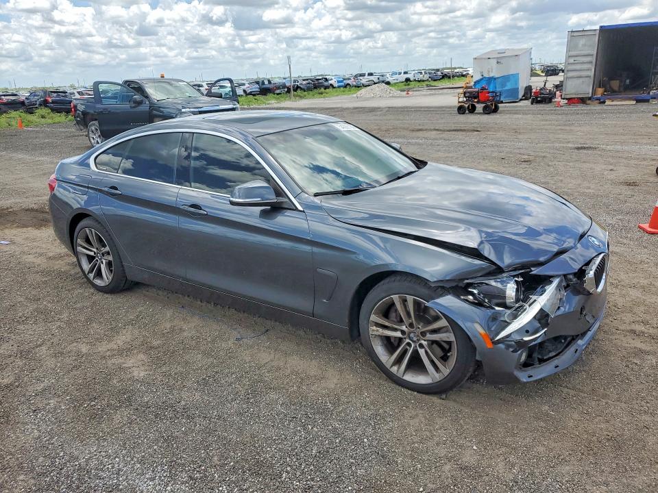 2019 BMW 4er VIN WBA4J7C55KBM75906 COPART salvage auction — FRONT END, Fl - Cert Of Title Slvg Rebuildable, sold $6,900 on 2026-07-13 (photo 4)