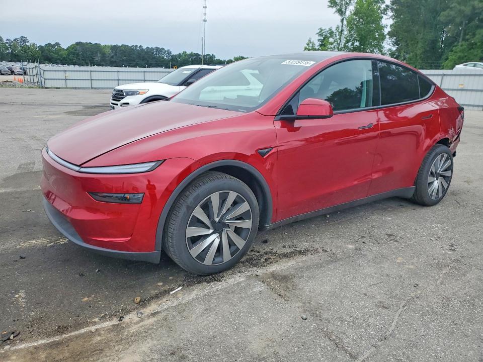2026 Tesla Model y VIN 7SAYGDED5TA451660 COPART salvage auction — REAR END, Nc - Salvage Certificate Of Title, sold $20,300 on 2026-07-28 (photo 1)