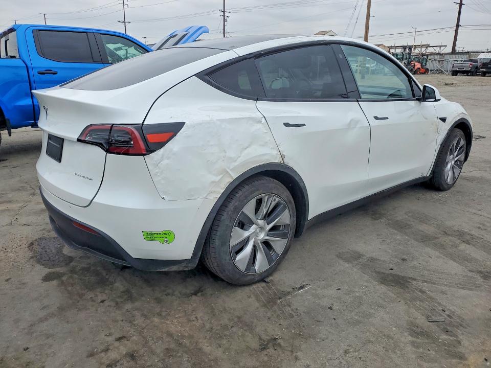 2023 Tesla Model y VIN 7SAYGAEEXPF742736 COPART salvage auction — SIDE, Ca - Salvage Certificate, sold $14,200 on 2026-07-29 (photo 3)