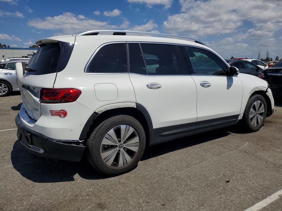 2023 Mercedes-benz Eqb VIN W1N9M0KB0PN071179 COPART salvage auction — FRONT END, Ca - Salvage Certificate, sold $13,300 on 2026-07-02 (photo 3)