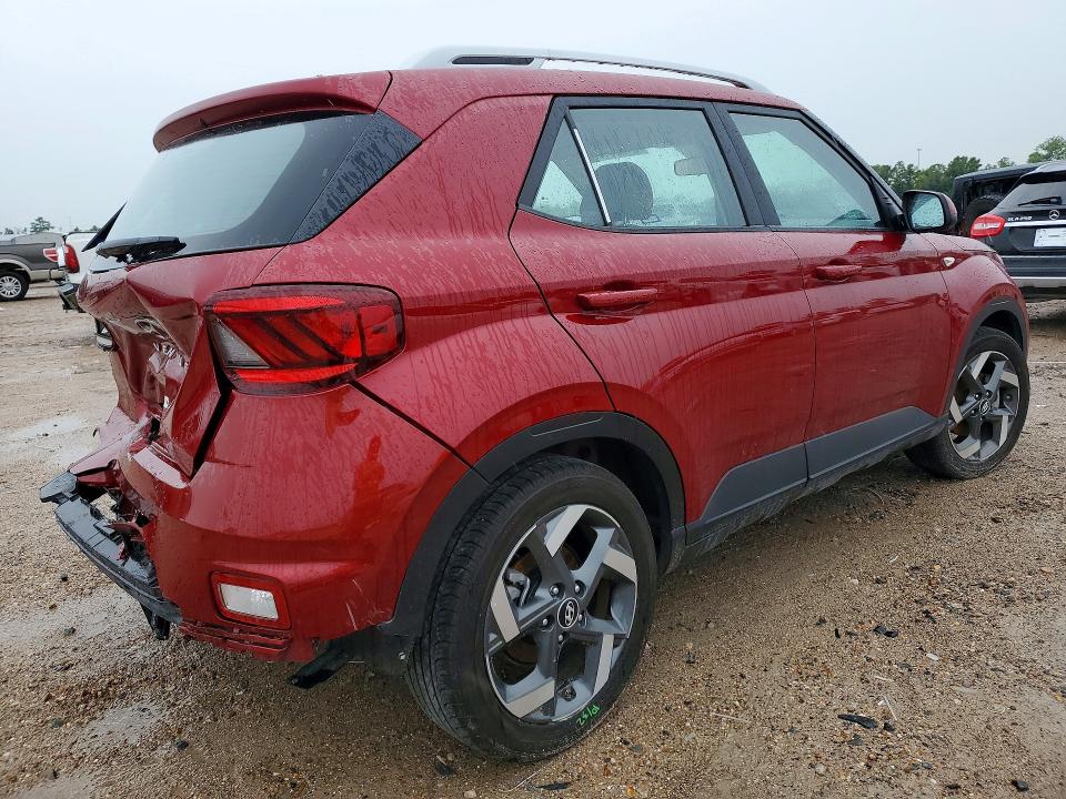 2024 Hyundai VIN KMHRC8A3XRU332096 COPART salvage auction — REAR END, Tx - Salvage Vehicle Title, sold $4,400 on 2026-07-28 (photo 3)