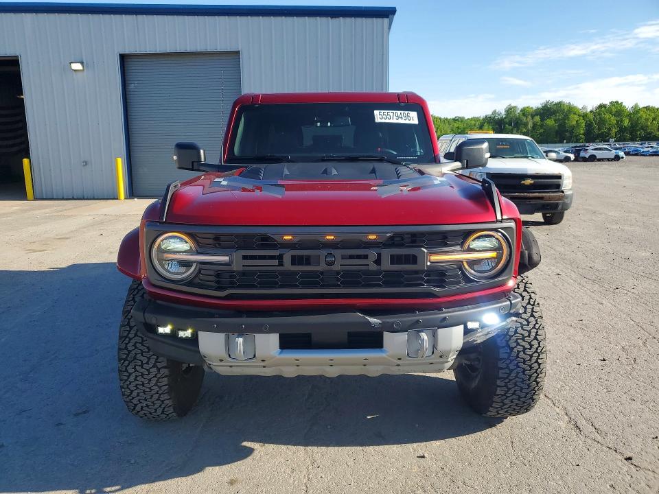 2025 Ford Bronco VIN 1FMEE0RR9SLB11183 COPART salvage auction — FRONT END, Ny - Mv-907A Salvage Certificate, sold $59,500 on 2026-07-20 (photo 5)