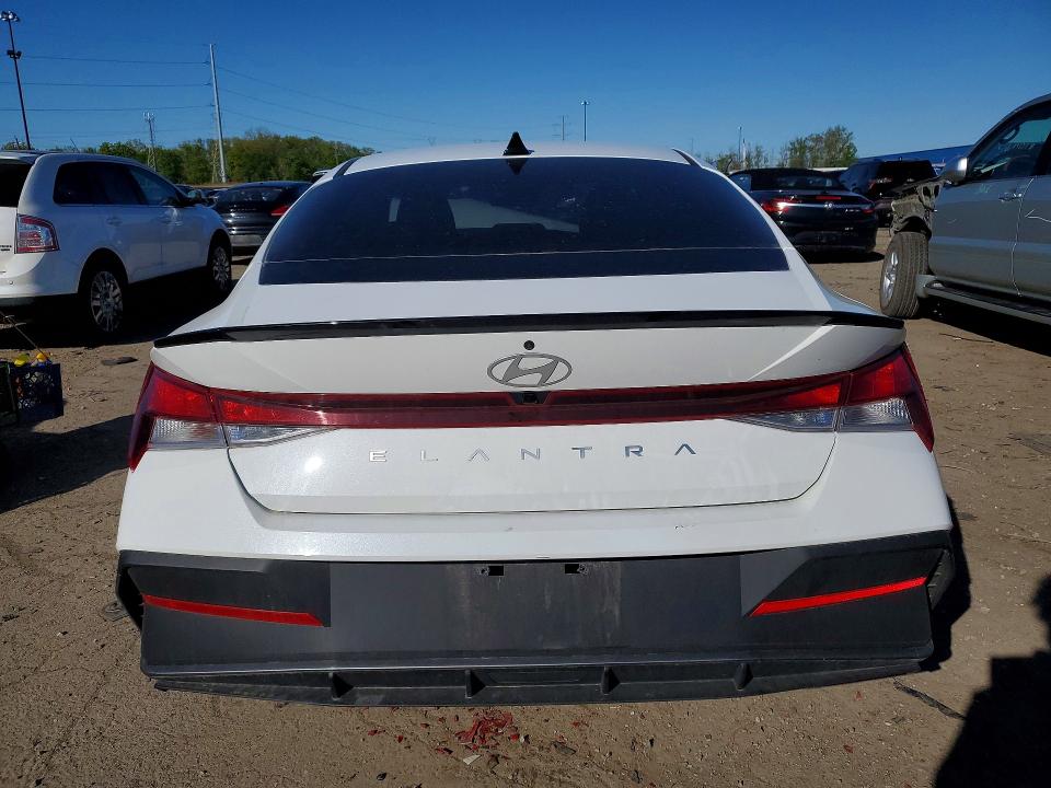 2025 Hyundai Elantra VIN KMHLM4DG2SU974005 COPART salvage auction — FRONT END, Mi - Cert Of Title-Salvage Vehicle, sold $5,000 on 2026-07-17 (photo 6)