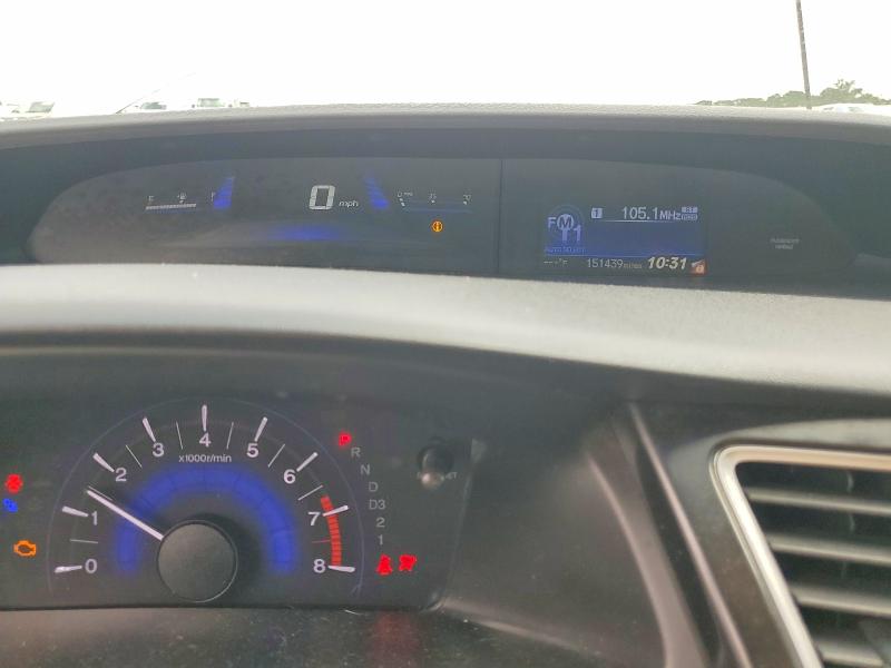 2013 Honda Civic VIN 19XFB2F83DE256403 COPART salvage auction — FRONT END, Ca - Salvage Certificate, sold $1,550 on 2026-07-09 (photo 9)