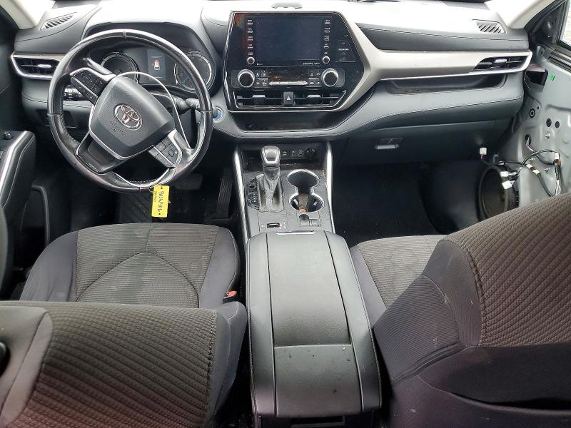 2022 Toyota Highlander hybrid VIN 5TDBBRCH3NS554498 COPART salvage auction — FRONT END, Ca - Dis/Dlr/Exp Only Clean Title, sold $13,600 on 2026-07-07 (photo 8)
