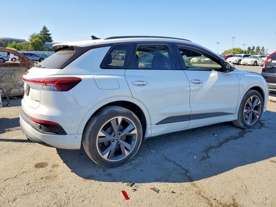 2024 Audi Q4 e-tron VIN WA1MUBFZ3RP038666 COPART salvage auction — FRONT END, Ca - Salvage Certificate, sold $4,800 on 2026-07-24 (photo 3)