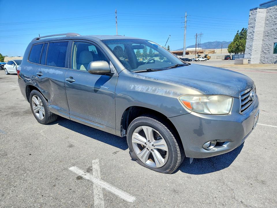 2008 Toyota Highlander VIN JTEDS43A982023330 COPART salvage auction — REAR END, Ca - Salvage Certificate, sold $2,000 on 2026-07-15 (photo 4)