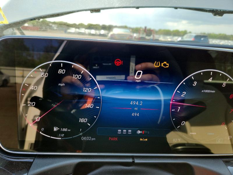 2026 Mercedes-benz C class VIN W1KAF4HB2TR326890 COPART salvage auction — FRONT END, NY - MV-907A SALVAGE CERTIFICATE, sold $23,100 on 2026-07-20 (photo 9)