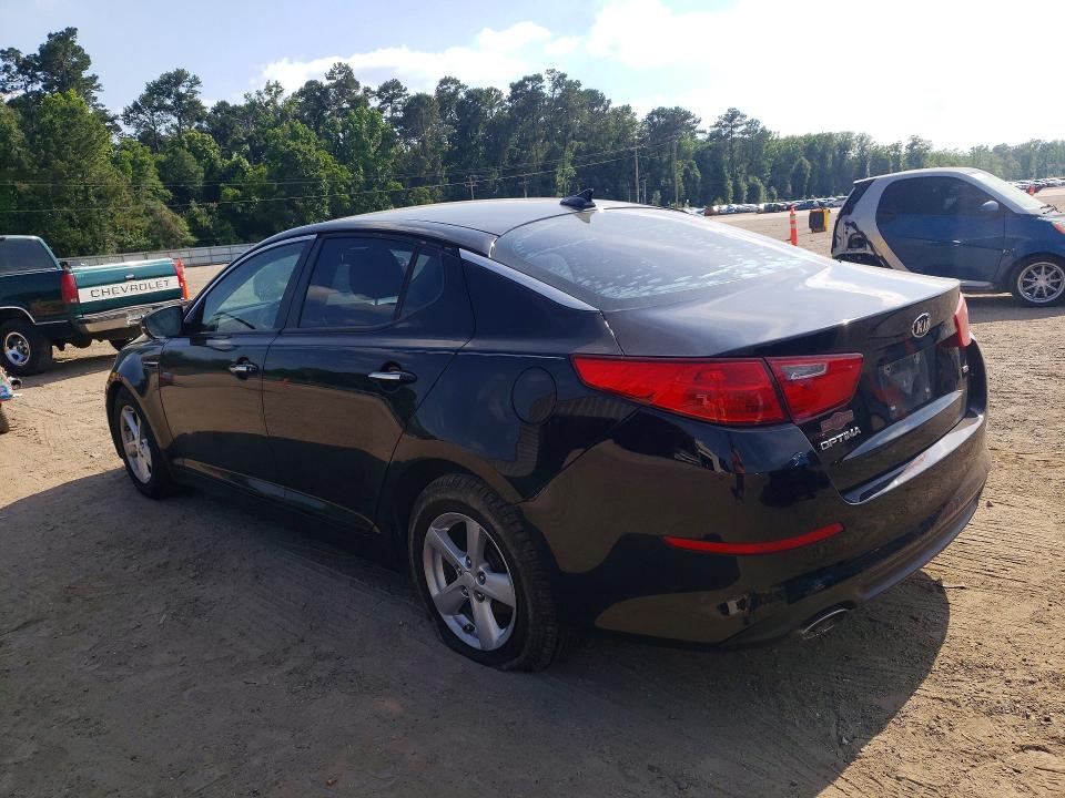 2015 Kia Optima VIN 5XXGM4A72FG457177 COPART salvage auction — MINOR DENT/SCRATCHES, Tx - Salvage Vehicle Title, sold $1,250 on 2026-07-02 (photo 2)