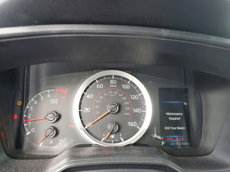 2020 Toyota Corolla VIN JTDS4RCE0LJ045561 COPART salvage auction — REAR END, Tx - Salvage Vehicle Title, sold $5,200 on 2026-07-10 (photo 9)