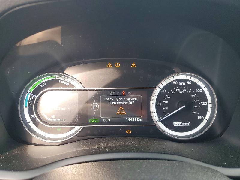 2017 Kia Niro VIN KNDCB3LC5H5104688 COPART salvage auction — MECHANICAL, Wv - Certificate Of Title, sold $1,700 on 2026-07-28 (photo 9)