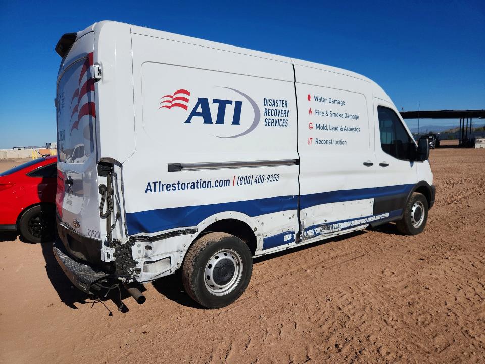 2023 Ford Transit VIN 1FTBR1C8XPKB48273 COPART salvage auction — SIDE, Az - Cert Of Title - Salvage, sold $9,800 on 2026-07-08 (photo 3)