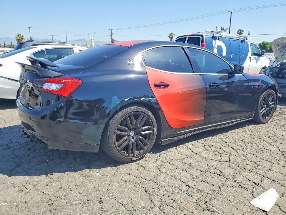 2016 Maserati VIN ZAM57XSA1G1183182 COPART salvage auction — FRONT END, Ca - Dis/Dlr/Exp Only Clean Title, sold $4,500 on 2026-07-30 (photo 3)