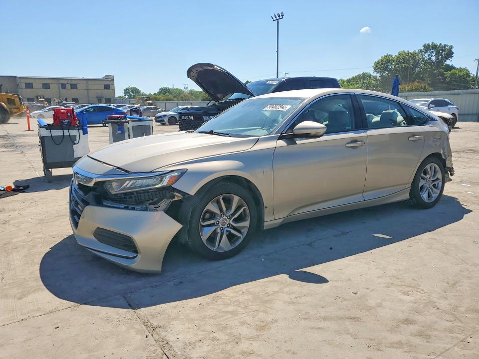 2019 Honda Accord VIN 1HGCV1F11KA163808 COPART salvage auction — REAR END, Tx - Salvage Vehicle Title, sold $3,200 on 2026-07-09 (photo 1)