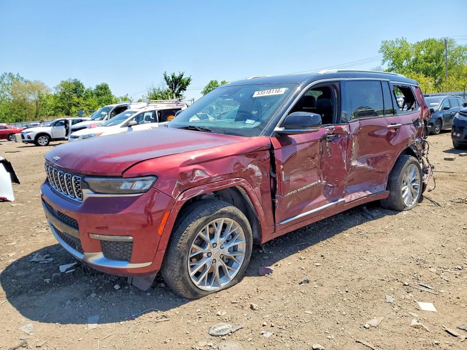 2021 Jeep Cherokee VIN 1C4RJKEG4M8111292 COPART salvage auction — SIDE, Il - Salvage Certificate, sold $8,500 on 2026-07-29 (photo 1)