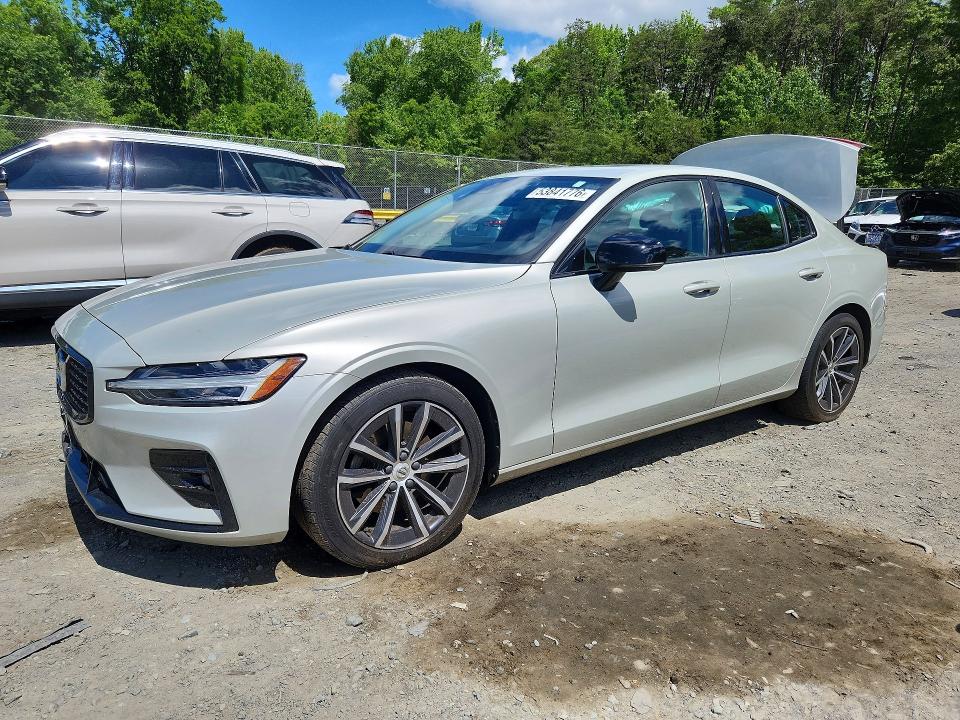 2021 Volvo S60 VIN 7JR102TZ2MG107821 COPART salvage auction — REAR END, Md - Cert Of Salvage > 75% Damage, sold $7,100 on 2026-07-02 (photo 1)