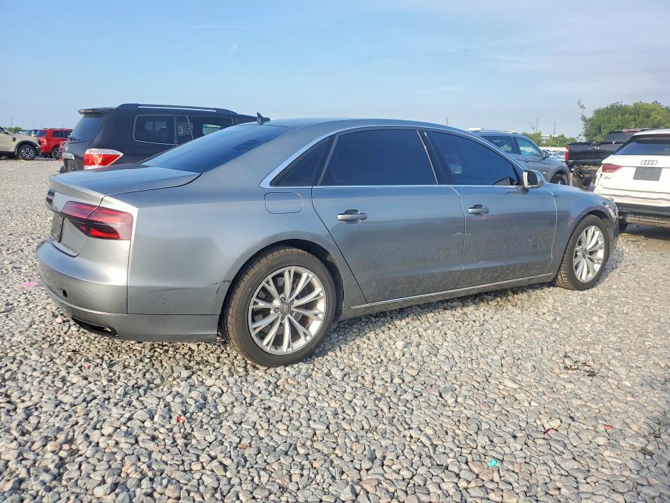 2013 Audi A8 VIN WAURGAFD7DN013224 COPART salvage auction — MINOR DENT/SCRATCHES, Nj - Cert Of Title-Salvage, sold $2,800 on 2026-07-20 (photo 3)