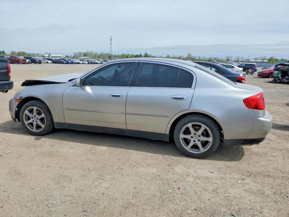 2004 Infiniti G35 VIN JNKCV51F54M700463 COPART salvage auction — FRONT END, On - Permit Irrepairable, sold $400 on 2026-07-09 (photo 2)